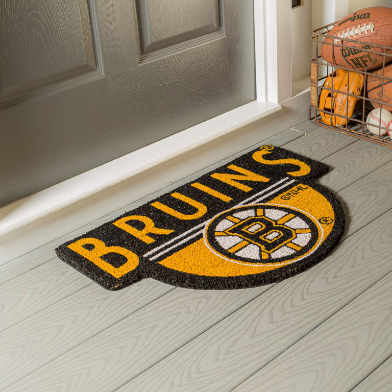 NFL Shaped Coir Outdoor Welcome Mat, Bruins