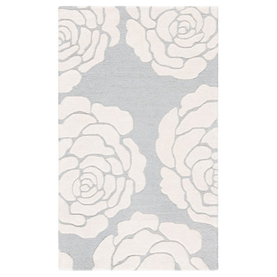 Cannen Hand Tufted Wool Floral Rug