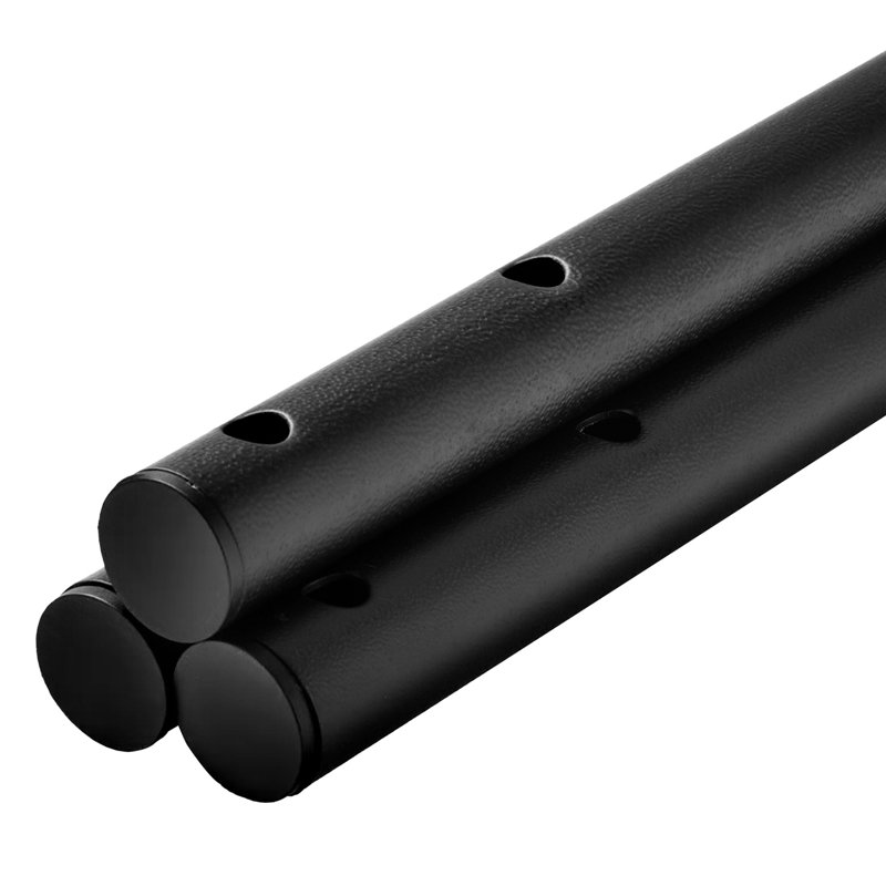 Support de rangement pour bois de chauffage 1/2 corde, support à bûches en fer noir avec couvercle pratique pour foyer de terrasse