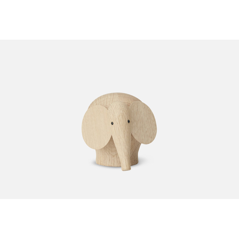 Nunu Elephant (Small), 3.9" H x 4.3" W x 5.5" D