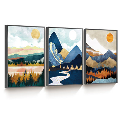 " Natural Scenery " 3 - Pieces