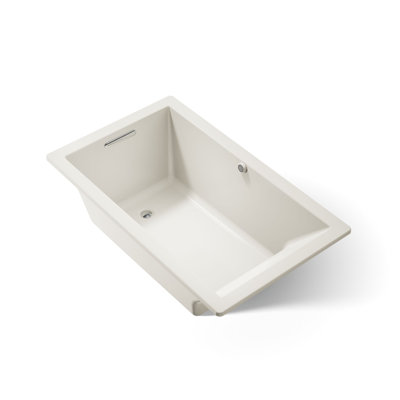 Underscore 60" x 36" Soaking Acrylic Bathtub with Heater