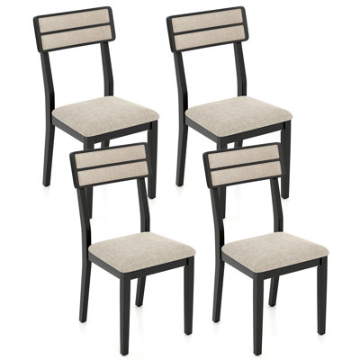 Upholstered Side Chair in Beige