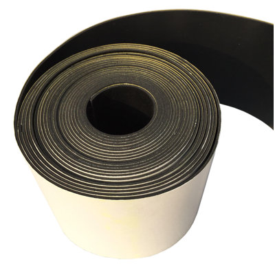 5" Wide X 0.59"(1.8mm) Thickness EPDM With Adhesive Backing Roofing Flashing Repair EPDM Rubber Roll