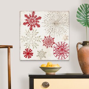 The Holiday Aisle® Merry Christmas Sparkles Framed On Canvas Painting ...