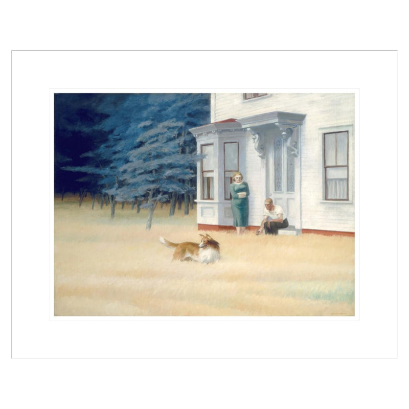 Cape Cod Evening par Edward Hopper - impression giclée sur cadre, H 17,62 po x l 21,75 po