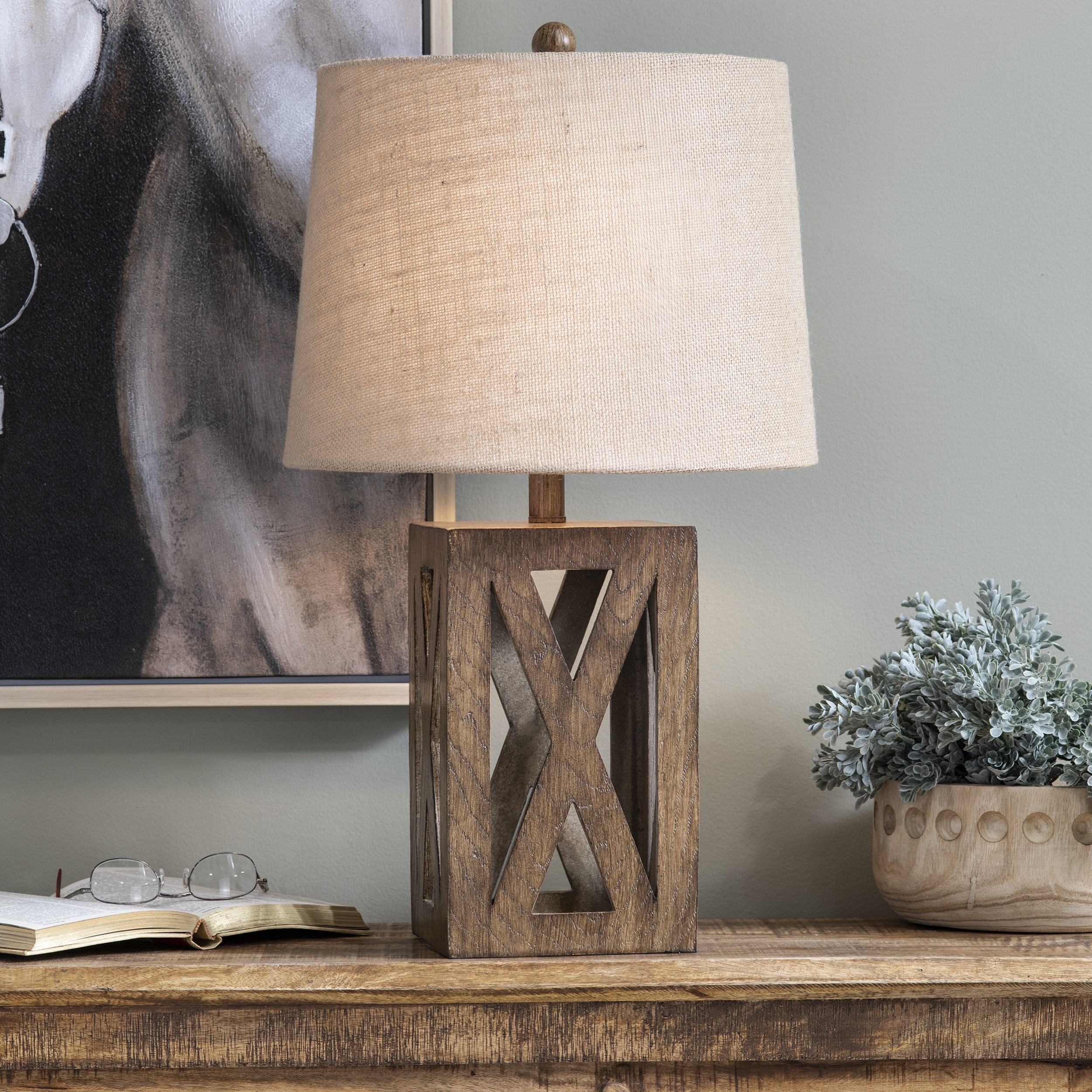 Union Rustic Jerrame 25.75" Table Lamp & Reviews - Wayfair Canada