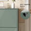 Slim Shoe Cabinet with 3 Flip Drawers