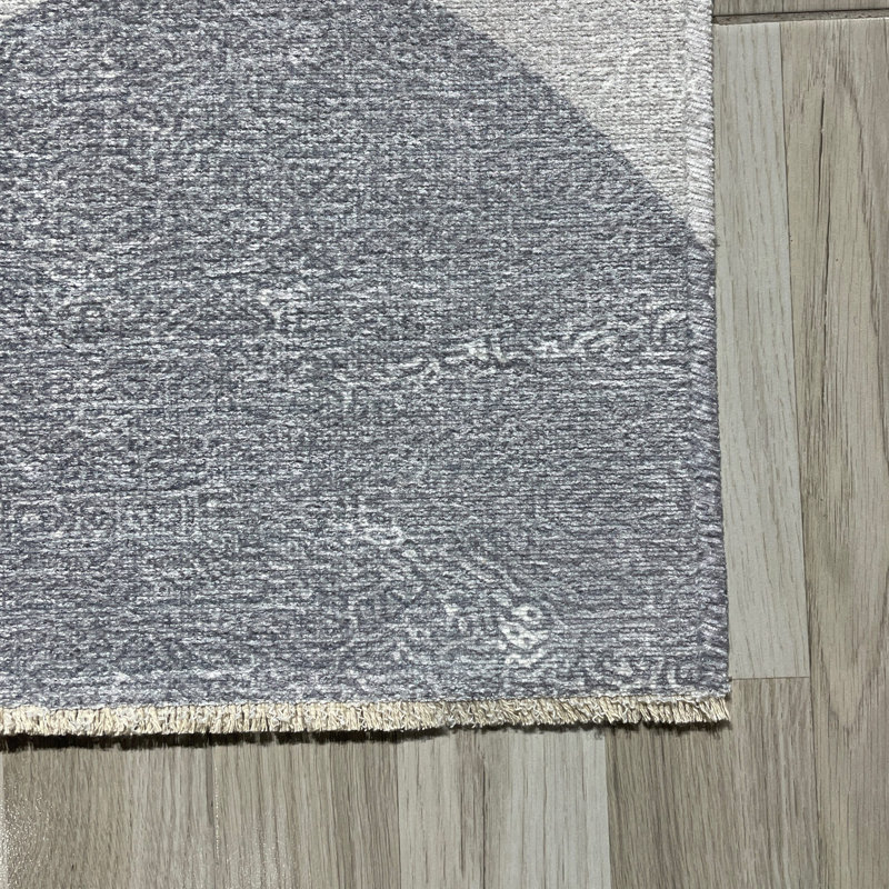 Tapis rectangulaire Zyir avec envers antidérapant, Tapis de couloir 2 pi 8 po x 8 pi 3 po