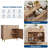  Wooden Storage Cabinet with Drawer & Doors – Versatile Sideboard Buffet, Ideal for Living Room, Dining Room, Entryway, Bedroom, Coffee Bar Organizer – Natural Wood