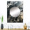 Black And White Liquid Ink River II - Abstract Liquid Ink Mirror Wall Decor MTMIR114560