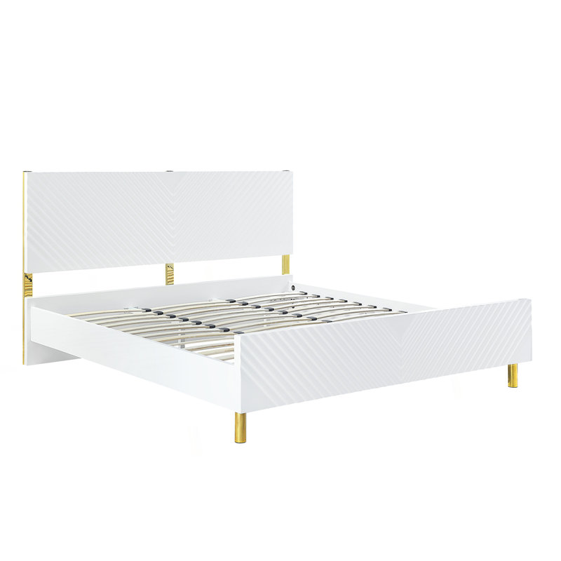 High Gloss King Bed