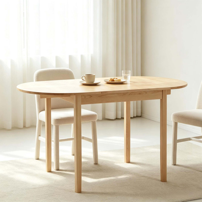 Convertible Drop-Leaf Dining Table with Extendable Functionality