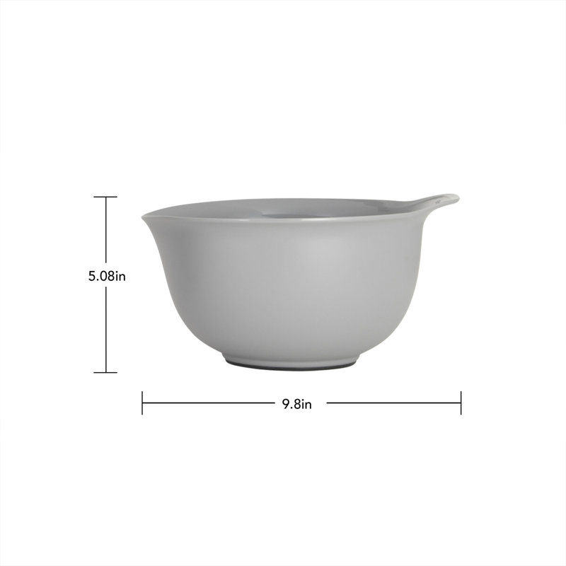 KitchenAid® 3 Pieces Universal Mixing Bowls, Gray