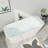 59" L x 28" W Single-Slipper Rectangle Freestanding Soaking Acrylic Bathtub with Chrome Drain