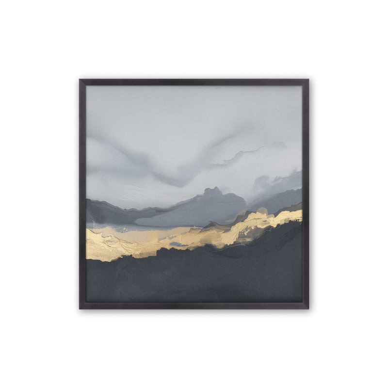 Nimbus Drama II, toile, Cadre photo simple en zinc vieilli, H 13,75 po x l 13,75 po