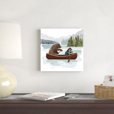 «Canoe Trip I» par Victoria Barnes, impression sur toile tendue