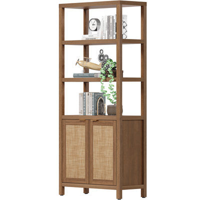 Bohemian Rattan Storage Bookcase