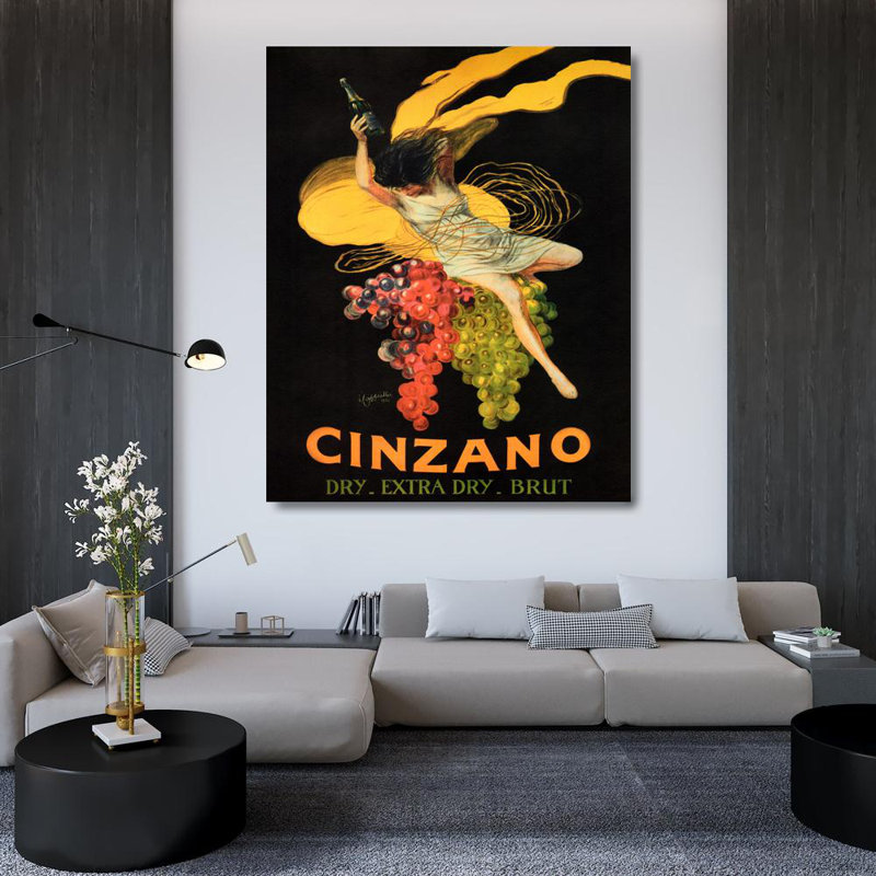 Cinzano Dry Extra Dry Brut, 45" H x 36" W