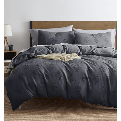 Ensemble de housse de couette toutes saisons avec insert et taies décoratives Soft