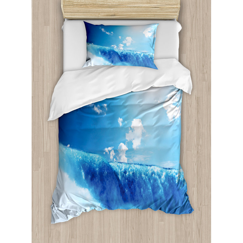 Modern & Contemporary Polyester Duvet Cover, Twin Duvet Cover + 1 Sham