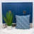 Parkland Collection Transitional Greek Key Blue 20" x 20" Pillow