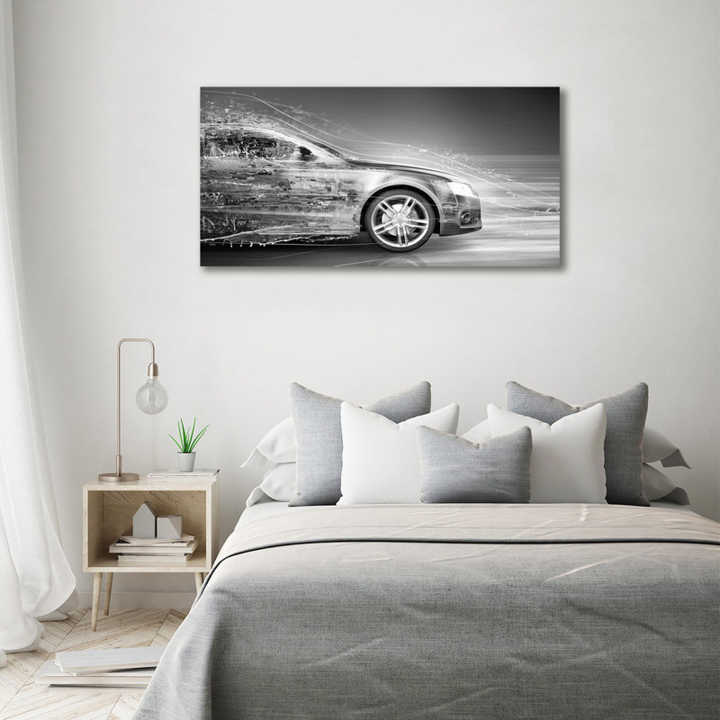 Speeding Car - No Frame Print on Canvas