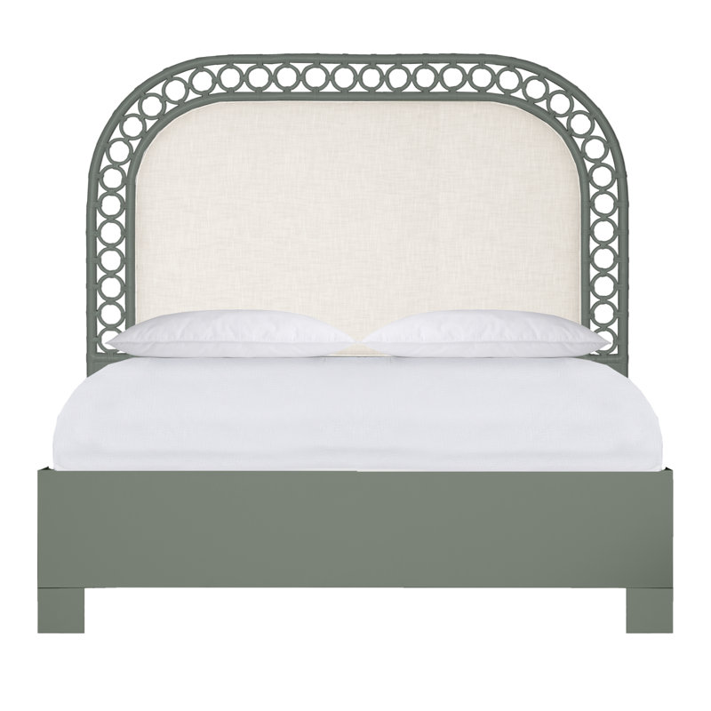 Solana Standard Bed, King, Evergreen