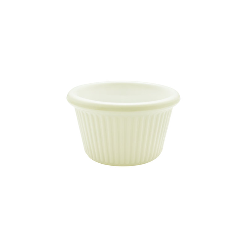 Ramequin à cannelures rondes thunder group inc., Beige, 2.5" W x 2.5" L