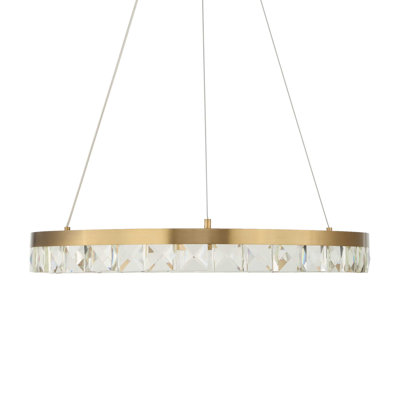 Lustre rond en cristal Uttermost Segovia