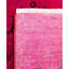 Tapis de couloir unique noué à la main Rachal - rose, 2 pi 6 po x 16 pi 1 po