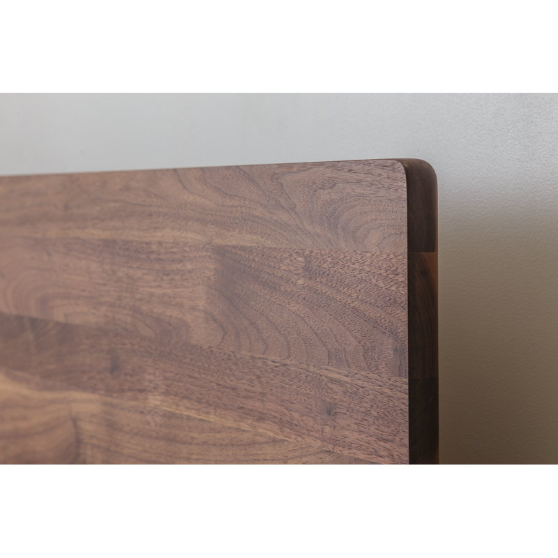 Simple Bed W/Headboard | Full, Walnut, Full