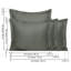 Taies d'oreiller carrées en satin de coton égyptien de qualité supérieure (500 fils/cm²) - NTBAY-1010289265-1010289277