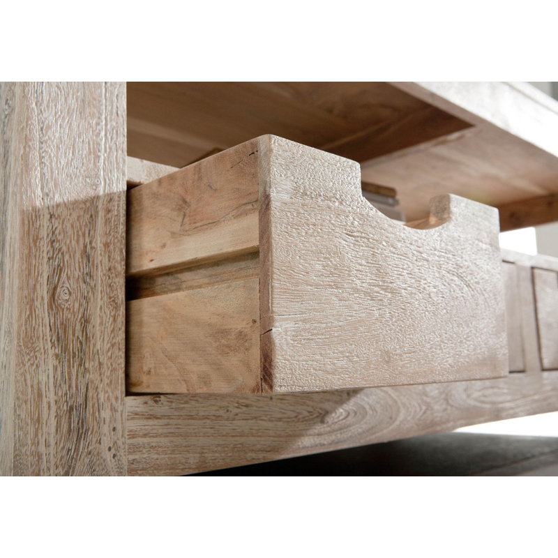 Solid Wood Four Leg Coffee Table