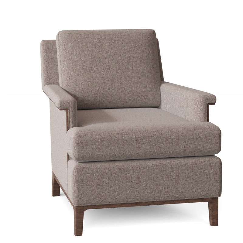 Libby Langdon 28.5" W Armchair, Tobacco, 9953 Loden Polyester