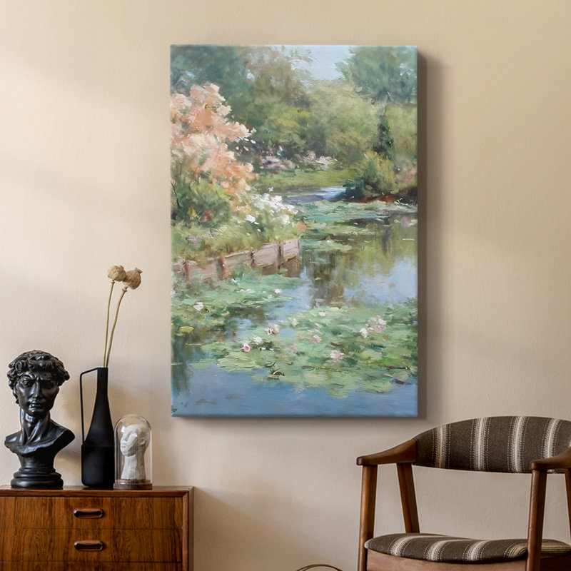 Paysage rétro XCV III - galerie Cavas sur mesure, H 60 po x l 40 po