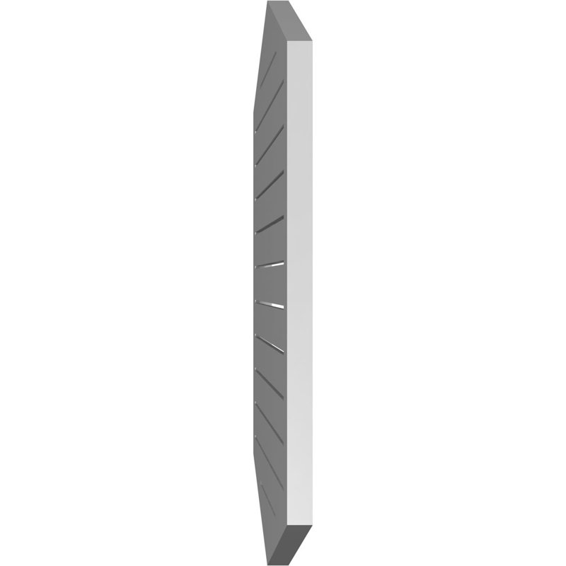 Pente verticale verticale en uréthane 5 pi, H 40 po x l 28 po x P 1,5 po