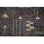 Tapis gris et bleu marocain 6 x 9
