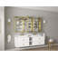Pharmacie avec miroir et 108 tablettes 108 W 48 H
