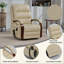 Fauteuil inclinable Power Leatheraire Lift-865521786