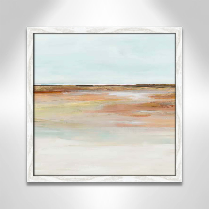 «Coastal Glades I» par Ian C - reproduction, Cadre photo blanc