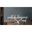 Karlin Extendable Metal Base Dining Table-423892604-423892607-407097657