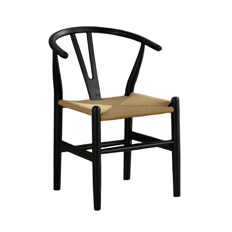 Chaise de salle à manger en bois 2 pièces