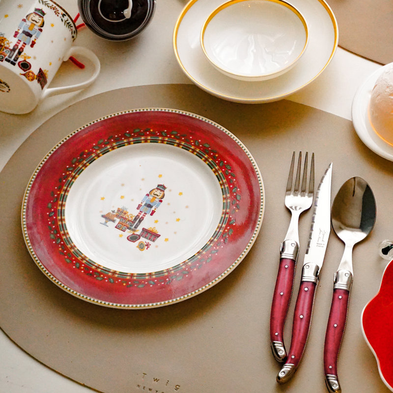 Nutcracker Bone China Salad/Dessert Plate
