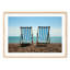 Brighton Beach Chairs - Picture Frame Photograph on Paper -74856195-87886839