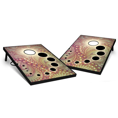 2' X 3' Fractal Shift Tailgate Size Cornhole Set