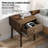 Medieval-Modern Style Bedside Table, Bedroom Bedside Table, set of 2
