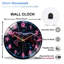Horloge murale en verre Neon