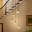 Luminaire suspendu grappe 5 lumières Taevion