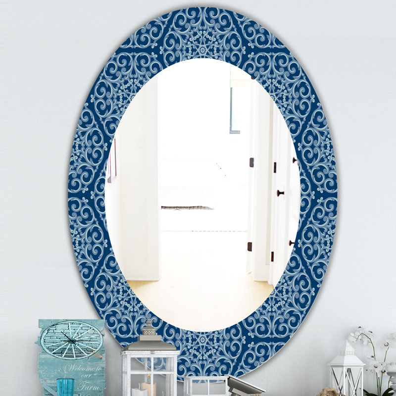 Miroir mural moderne imprimé Porch & Den, H 31,5 po x l 23,7 po